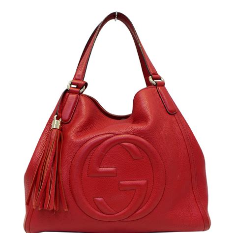 gucci red tote